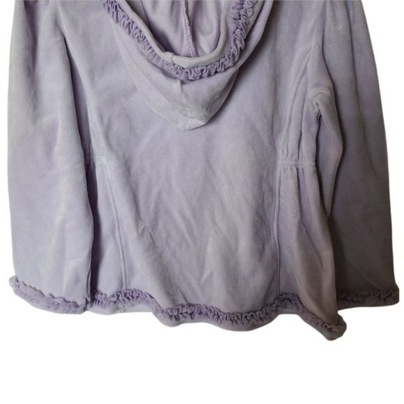 Gymboree Hoodie 5T Girls NWT Velour Tulle Ruffle Dance Team Puple Lavender - Picture 7 of 7